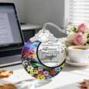 Retirement Gifts - Retirement Gift for Women, Men - Retired Ornament - Retired Gifts for Coworker, Boss, Employee, Teacher, Nurse, Friends, Women, Men - Stained Glass Christmas Ornament - Design A