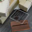 Thank You Gift  You Are the Piece That Made the Difference Acrylic Desk Sign, Rustic Wood Base Plaque for Teacher Coworker Mentor Nurse, Inspirational Farewell or Retirement Appreciation TKA113