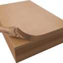 Kraft Paper Sheets - 15 x 20 in. - 480 Sheets of Brown Wrapping Paper – Heavy Duty Craft Paper for Shipping - Light Brown Construction Paper - 80 GSM - 1000 Square feet