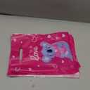 Sweetude 100 Pcs Valentine's Day Plastic Gift Bags Cute Animal Treat Bags 11.8 x 8.7 Inch Valentine Party Favor Bags Merchandise Goodie Bags with Handle for Valentine Party Supplies