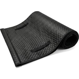 Rolling Creeper Automotive Mat, Foldable Under Car Repair Mat for Low Clearance, Portable Mechanics Rolling Pad with Storage Bag - Auto Repair Tool for Ground Maintenance,Black