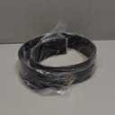 Women Wide Knotted Belt Design PU Leather Waistbands Simple Width Belt (Suit For Waist 25-31.5", Black)