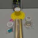 Freestanding Tub Drain Kit, Freestanding Bathtub Rough-in Kit, Nickel-Plated Brass & PVC Adapter, Fits 1-1/2" Threaded Male & Female Drains, Dual Leak-Proof, Fits All Freestanding Tubs, 1 Pack