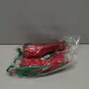 Abbylike 20 Pcs Christmas Flannel Drawstring Bags Bulk Santa Christmas Gift Xmas Medium Size Candy Wrapping Bags for Treat Holiday Party Favors, 8 x 10 Inch