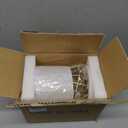 Gold Cordless Lamp,Touch Stepless Dimming,8000mAh Rechargeable Battery Table Lamp,Gold Cage Frame Wireless Lamp,White Lampshade,14.7inches Tall