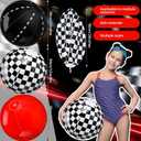Sotiff 5 Pack Inflatable Beach Balls Bulk 12" Inflatable Pool Balls Bulk for Summer Beach Swimming Pool Birthday Party Gifts Supplies Decoration