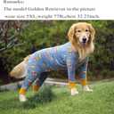 Dog Recovery Suit After Surgery Female Male,  Dog Neuter Shirt Cone Alternatives Prevent Licking Surgical Onesies (Grey Shark, 4XL) 