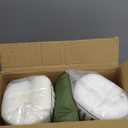 AAAAAcessories Outdoor Seat Cushions for Chairs, Waterproof, Fade-Resistant Patio Furniture Replacement Cushions, 19" x 19" x 3", Set of 2, Dark Moss