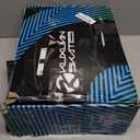 Kuxuan Boys Adjustable Inline Skates with Light up Wheels, Fun Illuminating Skates for Kids Girls Youth (Small(Kids 10-11 US), Black Came)