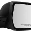 SCITOO Passenger Side View Mirror Compatible with 2016-2021 For Chevy For MALIBU W/HEATED, W/O OBJECT WRNG, W/O MEMORY ; 7 PINS Right Outside Exterior Mirror GM1321539 84288103