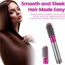 5-in-1 Professional Hair Styling Tool  Fast-Drying Blow Dryer with Curling Barrels, Volumizing Brush, Paddle Brush & Styling Nozzle for Curling, Straightening & Smoothing