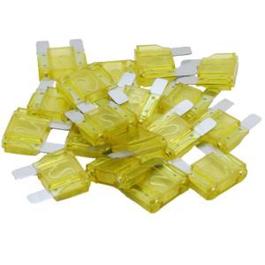 18Pcs 20A Maxi Fuses, 20AMP 32V Automotive Blade Maxi Fuse for Auto, Car, Rv, Boat, Truck (20A Maxi Fuse)