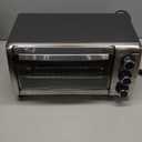 BLACK+DECKER TO1313SBD Toaster Oven, 15.47 Inch, Silver