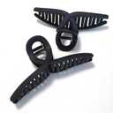 5 Inch Hair Claw Clips Extra Large No Slip Big Matte Jaw Butterfly Clip for Thin Fine Thick Hair Women, 2 Pack Black