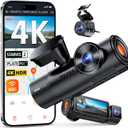 Vantrue N4 Pro S 4K 3 Channel Dash Cam w/Triple STARVIS 2, 4K+1080P+2.5K Front Inside Rear Dash Camera, 4k+2.5K Dual Channel, HDR IR Night Vision, Voice Control, Parking Mode, GPS, Wi-Fi, Support 1TB