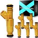 High Performance Fuel Injectors Fits For For:-Jeep Cherokee 1989-1998 Grand Cherokee 1993-1998 Wrangler 1991-1998 Comanche 1987-1992 4.0L Upgrade Replace OE# 0280155710, 0280155700 (6pcs)