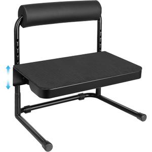 Adjustable Foot Rest Under Desk Footrest Leg Rest, 6 Height Positions Ergonomic with Relief Platform for Standing Desk