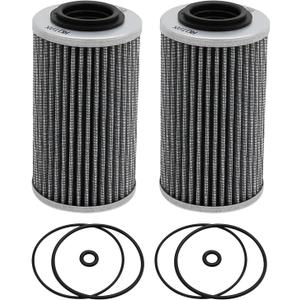 EATAKWARD 2 Pack Oil Filter 420956744, Replacement for Can-Am Spyder and Sea Doo 1503 and 1630 Rotax Engine for 130hp - 300hp Seadoo Watercraft, 420956743, 420956747
