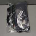 Gihuo Women's Ugly Christmas Sweater Cute Santa Funny Xmas Holiday Knitted Pullover Crewneck Sweater Tops (Large, Black)