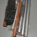 Eazer Squeegee Window Cleaner Tool, 2 in 1 Rotatable Window Cleaning Squeegee Kit with Extension Pole, 62'' Window Washing Kit, Bendable Head for Car Glass - 2 Scraper