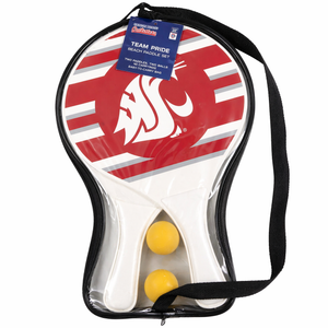 Team Pride Beach Paddle Set 2 Paddles 2 Balls and Carry Bag