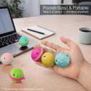 2 x Fidget Toys for Adults Kids,6PCS Textured Sensory Ball Toys for Stress Anxiety Autistic ADHD, Calm Down Travel Airplane Essentials Students Prizes Toys, Stuffers Gifts for Teen Boys Girls