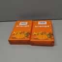 2 x Artscope Fall Decorative Throw Pillow Covers 18x18 Inch Set of 4, Hello Pumpkin Give Thanks Buffalo Plaid Outdoor Farmhouse Pillow Cases for Home Sofa Couch-Orange