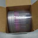 Fainne 20 Sets Mother's Day 5" Aluminum Foil Heart Shaped Cake Pans with Clear Lids 225 ml/ 7.92 oz Heart Cake Pan Mini Mother's Day Containers Disposable Dessert Baking Containers (Nude Pink)