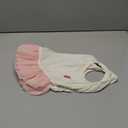 Pink Dog Tutu Dress for French Bulldog Summer Princess Tulle Dress for Pug Corgi Vest Gauze Skirt with Jacquard Mesh Puppy Clothes Girls for Birthday Party Wedding (L(Chest 22.44"-25.19"))