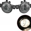 2-Pack H11 Clear Lens Halogen Fog Light Replacement for Altima 2008-2013/Rogue 2008-2015/Maxima 2009-2014/Ver-sa2012-2016/Murano 2015-2016/Pathfi Driver and Passenger Side NI2593117, NI2592117