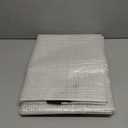 7 x 7Ft Heavy Duty Waterproof Tarps Reinforced Mesh Clear Tarp Cover Sheet & 6 PCS Bungee Balls