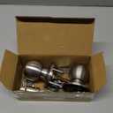 Copper Creek Entry Door Knob  Keyed Entry Handle with Lock and Key, ANSI Grade-3 Certified, DIY-Friendly Install for Interior and Exterior Entrance Doors  Satin Stainless (1 Pack)