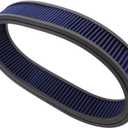 1 PC SHLPDFM Blue 14" X 3"Air Filter Element Round High Flow Washable & Reusable Round Air Filter Element Replacement Fits for Buick, Chevrolet, GMC, Ford, Mopar, Oldsmobile, Pontiac