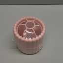 Anyoifax 360 Rotating Makeup Brush Holder 7 Slots Make Up Brush Organizer Removable Spinning Cosmetic Brushes Storage Pen Holder for Vanity, Dresser, Desk, Pink