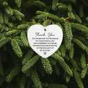 2 x Teacher Appreciation Gifts, Thank You Gifts for Women Ornament Keepsake Sign Heart Plaque Farewell Going Away Gift Retirement Appreciation Gift for Teacher Nurse Coworker Employee Boss