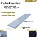 Threshold Ramp for Doorways 1.6"Rise- Odorless Indoor Entry Ramp- Non-Slip& Cuttable Handicap Ramp for Wheelchairs, Robot Vacuum Cleaners, Scooters, Strollers- Fog Blue- 1.6Rise (31.57.9)