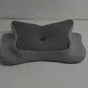 Cervical Neck Pillow for Pain Relief Sleeping, Contour Memory Foam Pillows, Ergonomic Side Sleeper Pillows for Adults, Cooling Orthopedic Neck Support Pillow for Back Stomach Sleepers (Queen Size-24.8''Lx14.96''Wx5.78''H, Dark Grey & Grey)