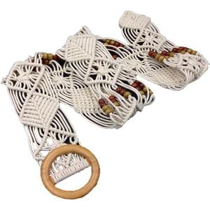 Women's Bohemian Style Rope Braid Waist Belt