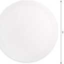 Frcctre 6 Pack 12 Inch Round Canvas Panels, Pre Stretched Blank Painting Canvas Boards, Circle White Art Canvas Panels for Oil, Acrylic, Gouache, Crafts