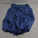 Women's Elegant High Waist Maxi Skirt Tie Front Pleated A-Line Skirts Loose Fit Flowy Dressy Skirt Summer Maxi Skirt Large, Light Blue 