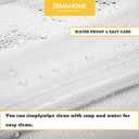 ZEMAHOME 2 Pack PEVA Plastic Shower Curtain Liner Premium Light Weight 72" x 72" Clear Bathroom Shower Showroom Curtain Liner with Rustproof Metal Gromments and Weighted Magnet