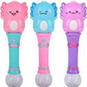 Rhode Island Novelty 12" Light-Up Axolotl Bubble Wand