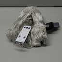 JMEXSUSS Outdoor Net Lights Waterproof, 12ft x 5ft Plug in with 8 Modes Remoter, 360 LED Net Lights for for Bush Patio Christmas Tree Decor (Clear Wire, Warm White)