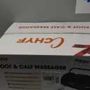 Shiatsu Foot Massager with Heat,Foot Massager for Plantar Fasciitis,Pain Relief and Heat Therapy,Massage Foot/Calf with Deep Kneading,Christmas Gift for Women and Men(Black) (20.86*12.99*9.44 in)