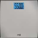 Eat Smart Precision 550 Pound Extra-High Capacity Digital Bathroom Scale, Extra-Wide Platform, Stainless Steel Body Weight Scale with Step-On Tech, Silver (1 Count (Pack of 1))