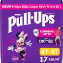 Pull-Ups Girls' Potty Training Pants, Size 4T-5T Training Underwear (38-50 lbs), 17 Count