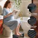 Yose Toilet Stool Foldable, 7 Inch Poop Stool for Bathroom, Toilet Stool Squat Adult, Thickened Bamboo Potty Stool with 400lb Support & Non-Slip Pads, for Better Bowel Health