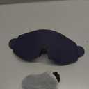 SARISUN Airplane Head Strap 3D Eye Mask, Travel Pillow Alternative for Long Flight, Travel Essentials 360 Support Sleep Head Hold, Stop Bobblehead, Ultra-Compact Lightweight, Purple