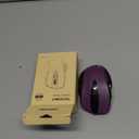 TECKNET Wireless Mouse, 2.4G Ergonomic Optical Mouse, Computer Mouse for Laptop, PC, Computer, Chromebook, Notebook, 6 Buttons, 24 Months Battery Life, 2600 DPI, 5 Adjustment Levels - Purple