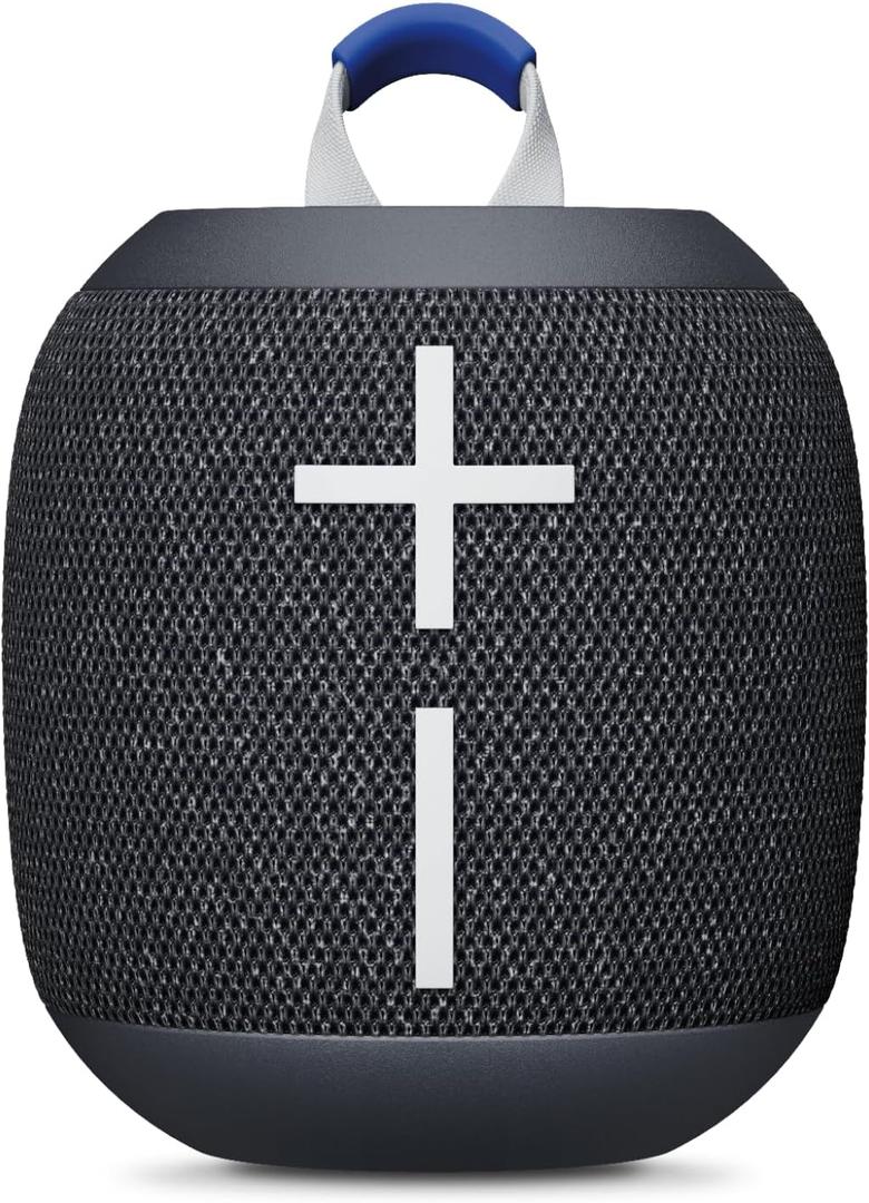 Ultimate Ears WONDERBOOM 4 Portable Waterproof Bluetooth Speaker with Balanced 360-Degree Sound and Bass, Dustproof Floating Speaker with 131ft (40m) Range- Black
